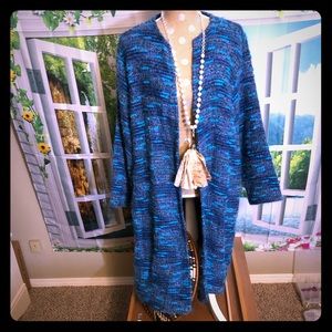 Chico’s wool blend coat in gorgeous blue